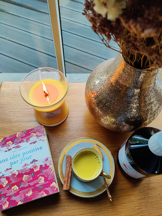 L'hydrolat de cannelle O'Flor dans le Golden Latte